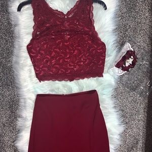 Two piece PROM DRESS!